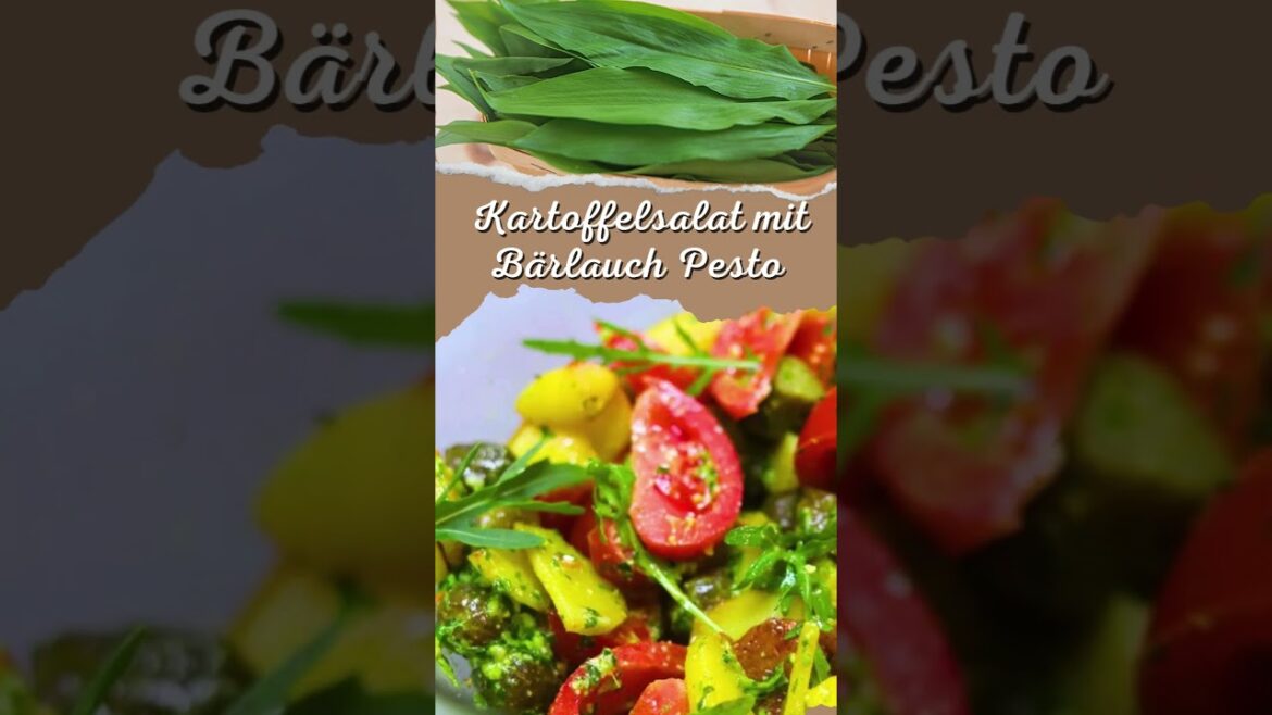 Kartoffel Salat mit Bärlauch Pesto Rezept