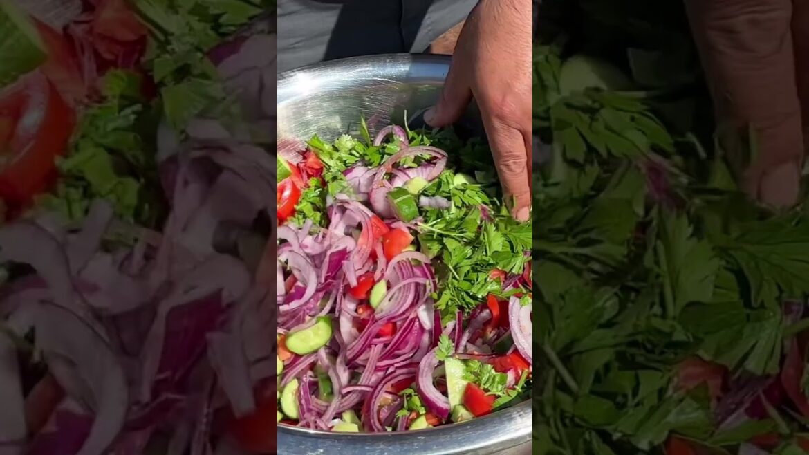 Two types of meat in a Doner : Chicken and Beef