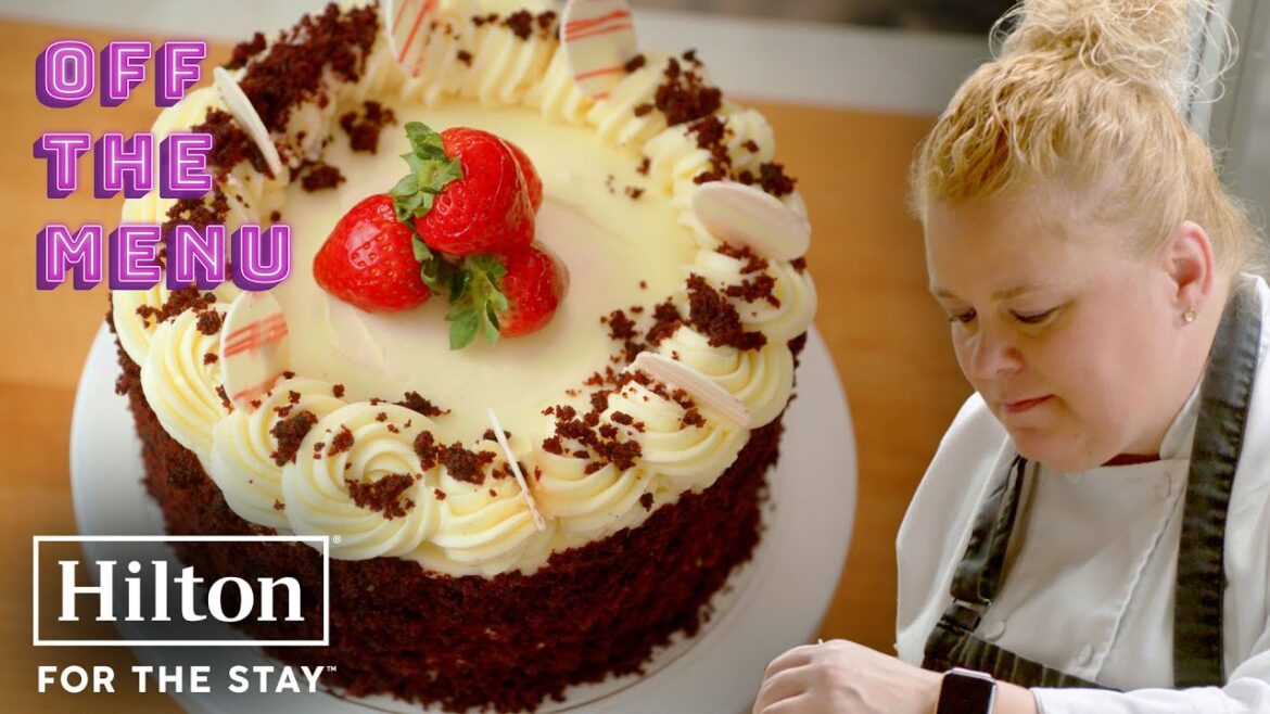 Waldorf Astoria red velvet cake recipe made easy | Hilton | Off the Menu
