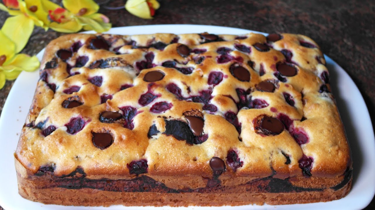Toller Kirschkuchen nach Omas Rezept! Ein Kuchen, der auf der Zunge ...