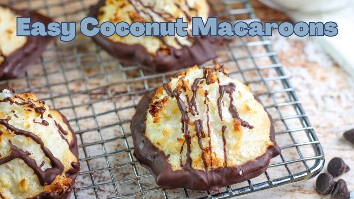 Easy coconut macaroons Easy coconut macaroons