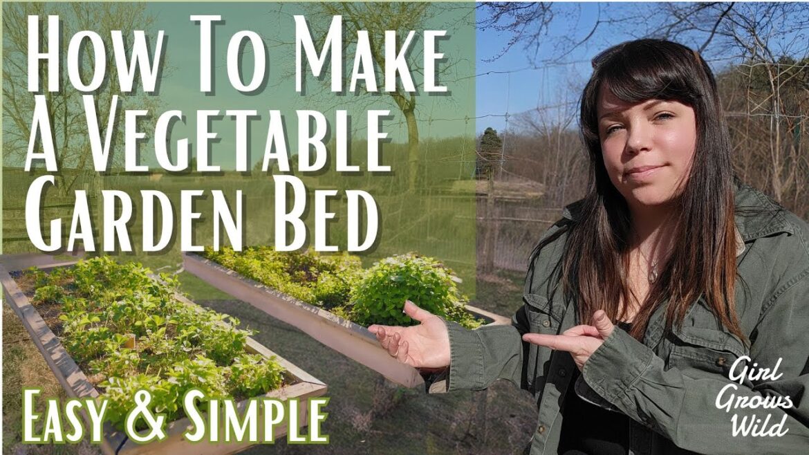 How To Make A Vegetable Garden Bed, Easy & Simple, DIY Reclaimed Wood Garden Bed | Homesteading 101