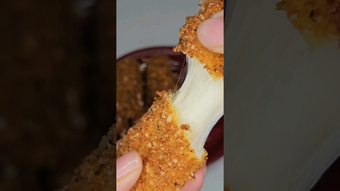 Crispy Mozzarella Sticks Recipe: The best Cheese Pull #shorts Crispy Mozzarella Sticks Recipe: The best Cheese Pull #shorts