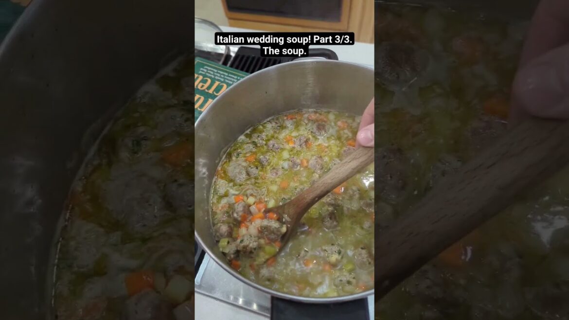 Italian wedding soup! Part 3/3. The soup!