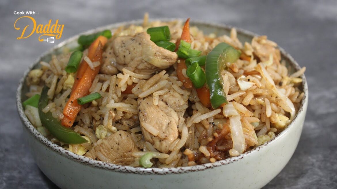 Quick Chicken Fried Rice | Chicken Fried Rice Recipe |