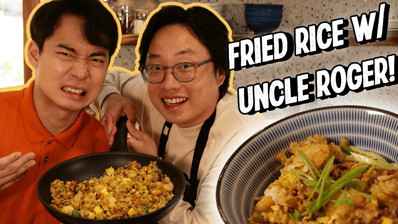 Uncle Roger Roasts Jimmy's Shrimp Fried Rice Jimmy's Kitchen 4K