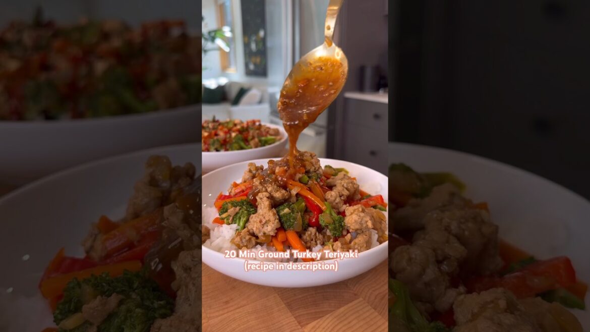 20 MINUTE GROUND TURKEY TERIYAKI STIR FRY