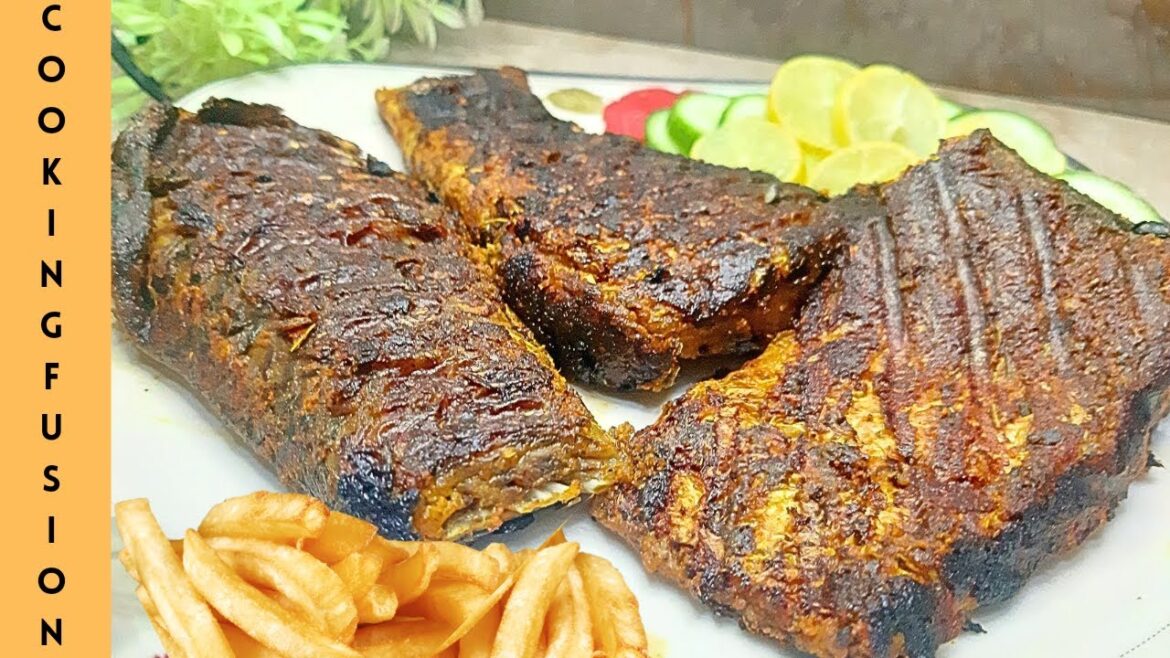 Grilled Fish Recipe | Pan Grilled Fish