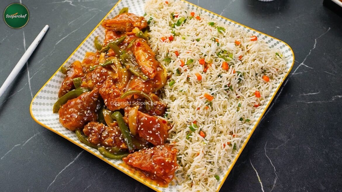 Spicy Schezwan Chicken with Flavorful Fried Rice: A Perfect Recipe Spicy Schezwan Chicken with Flavorful Fried Rice: A Perfect Recipe