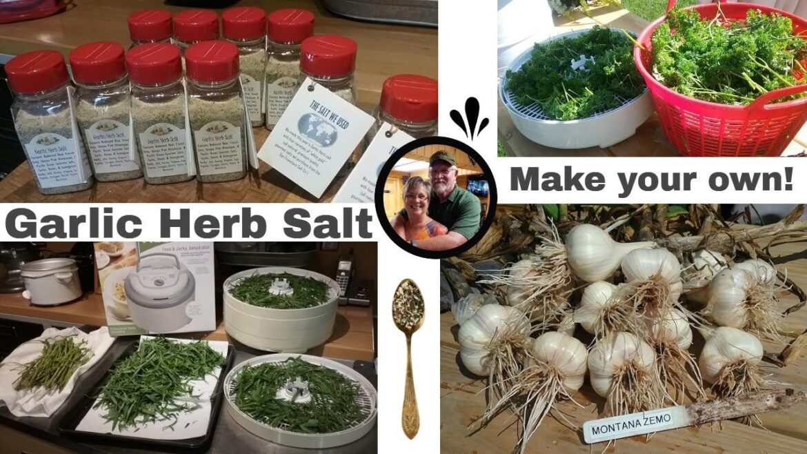 Garlic Herb Salt. Make your own Garlic Herb Salt for your health & SUPERIOR flavor.