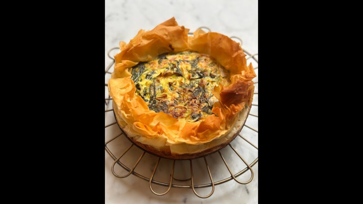 Spring Vegetable & Feta Filo Pastry Tart Spring Vegetable & Feta Filo Pastry Tart