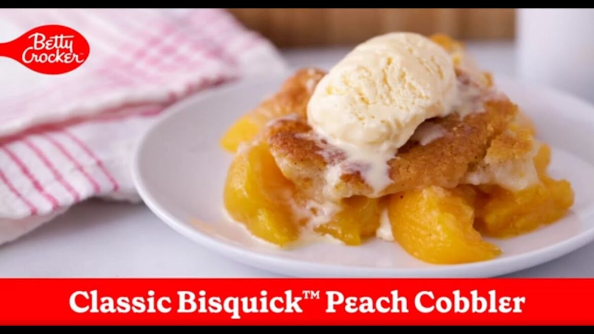 Classic Bisquick™ Peach Cobbler | Betty Crocker Classic Bisquick™ Peach Cobbler | Betty Crocker