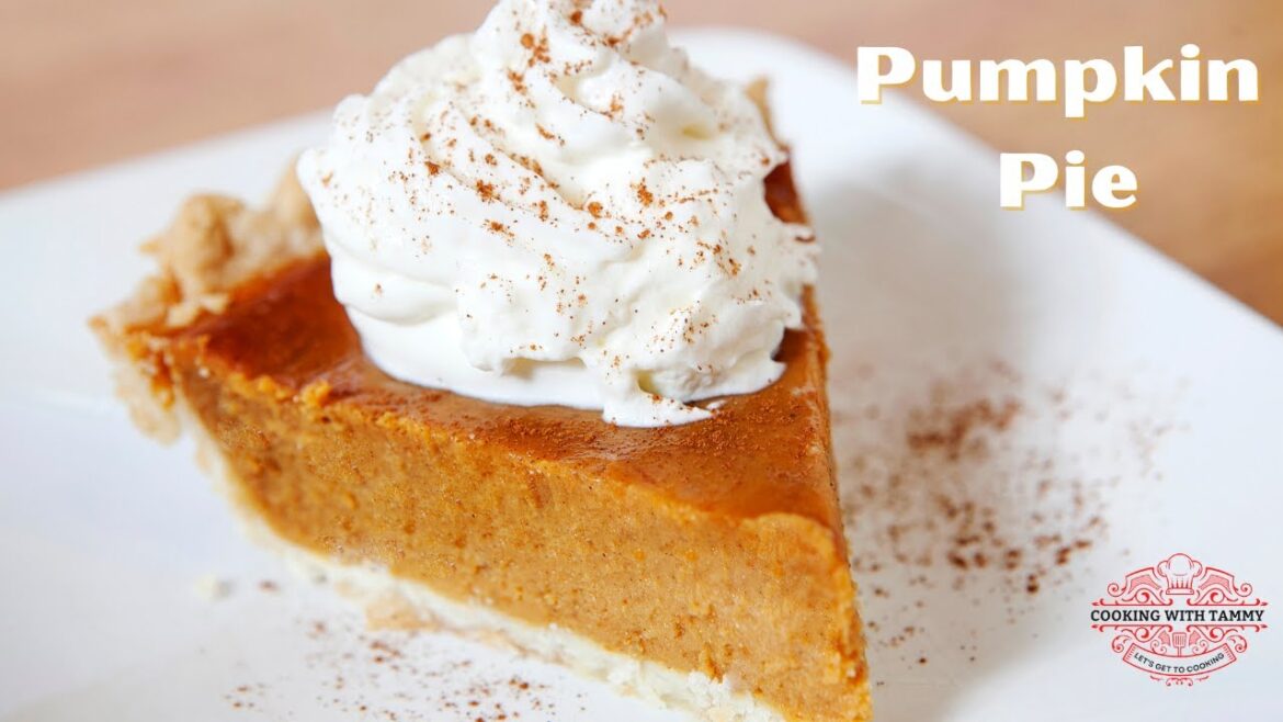 How To Make The BEST Homemade Pumpkin Pie | Easy Pumpkin Pie Recipe