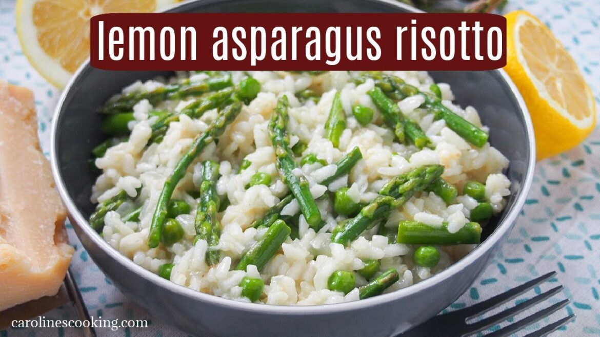 Lemon asparagus risotto Lemon asparagus risotto