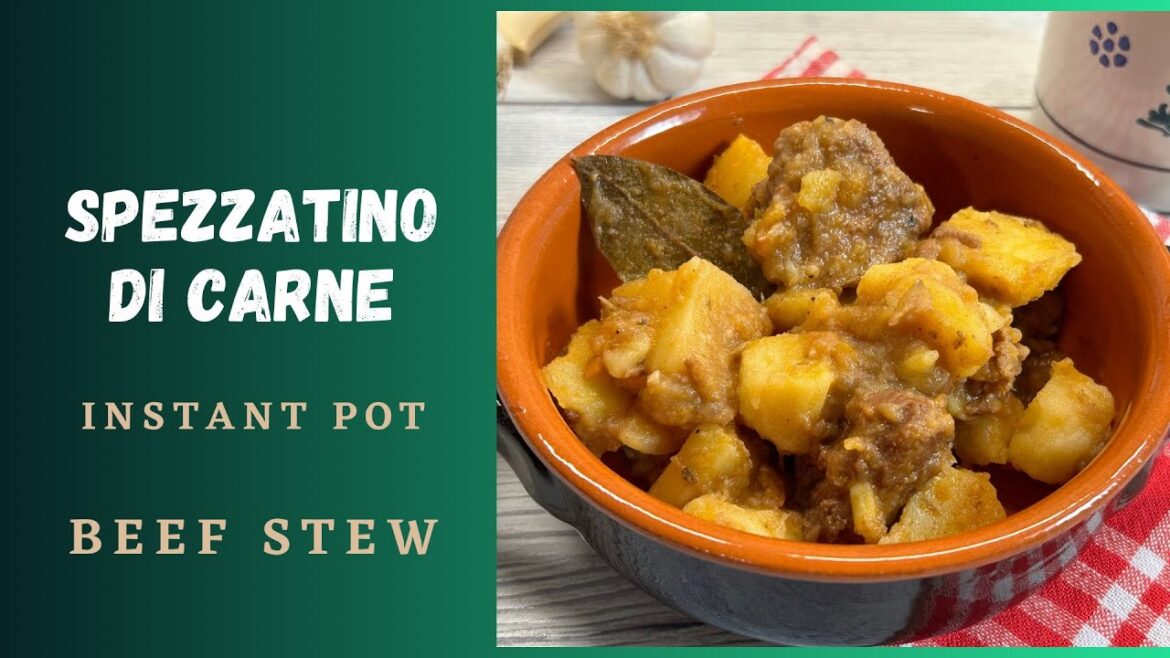 -Instant pot- Spezzatino di carne, facilissimo e buonissimo. Easy beef stew with potatoes. -Instant pot- Spezzatino di carne, facilissimo e buonissimo. Easy beef stew with potatoes.