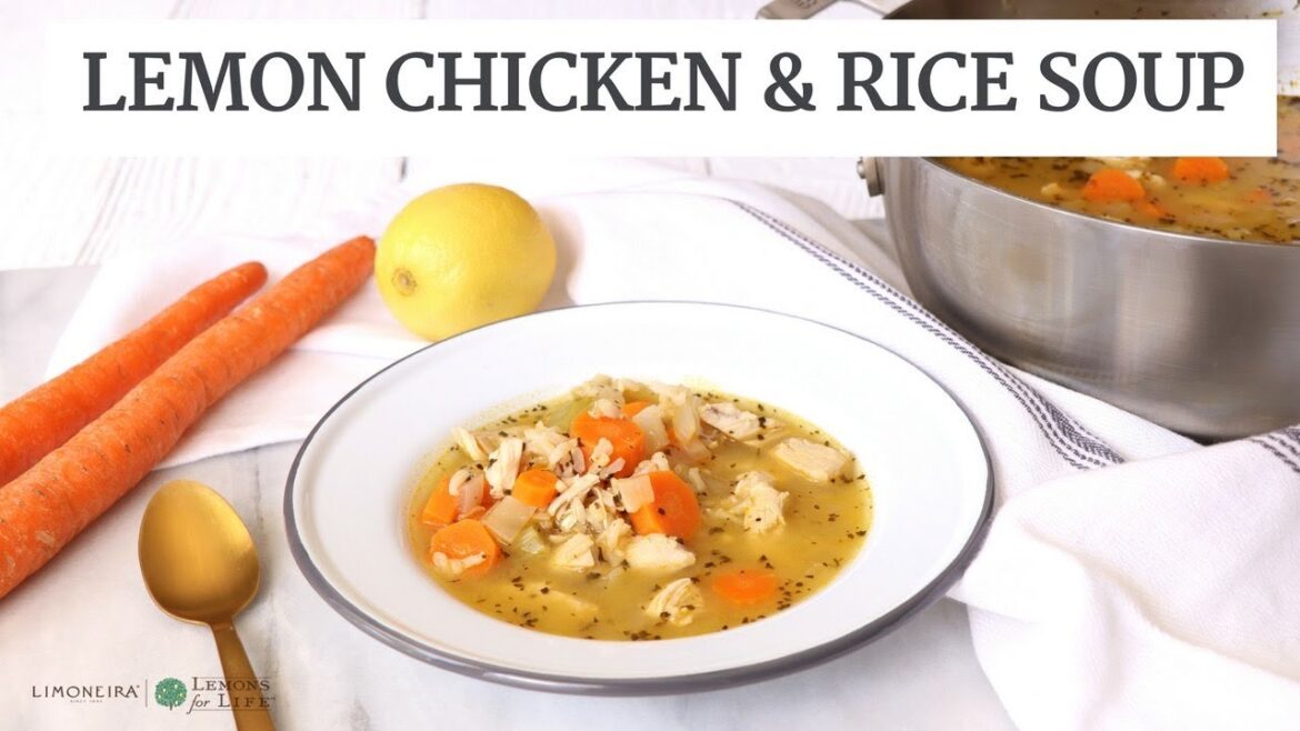 Homemade Lemon Chicken & Rice Soup | Easy, Gluten-Free Recipe | Limoneira