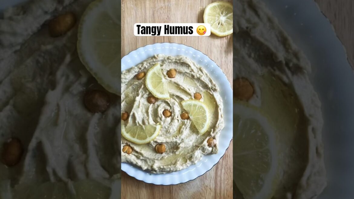Tangy Delicious Humus Recipe #food  #shorts