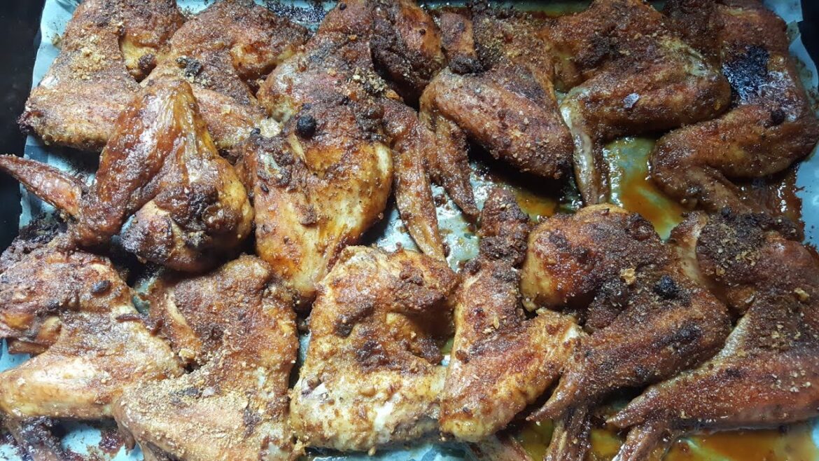 HOW TO PERFECTLY BAKE CRISPY CHICKEN WINGS/ CHICKEN WINGS RECIPE