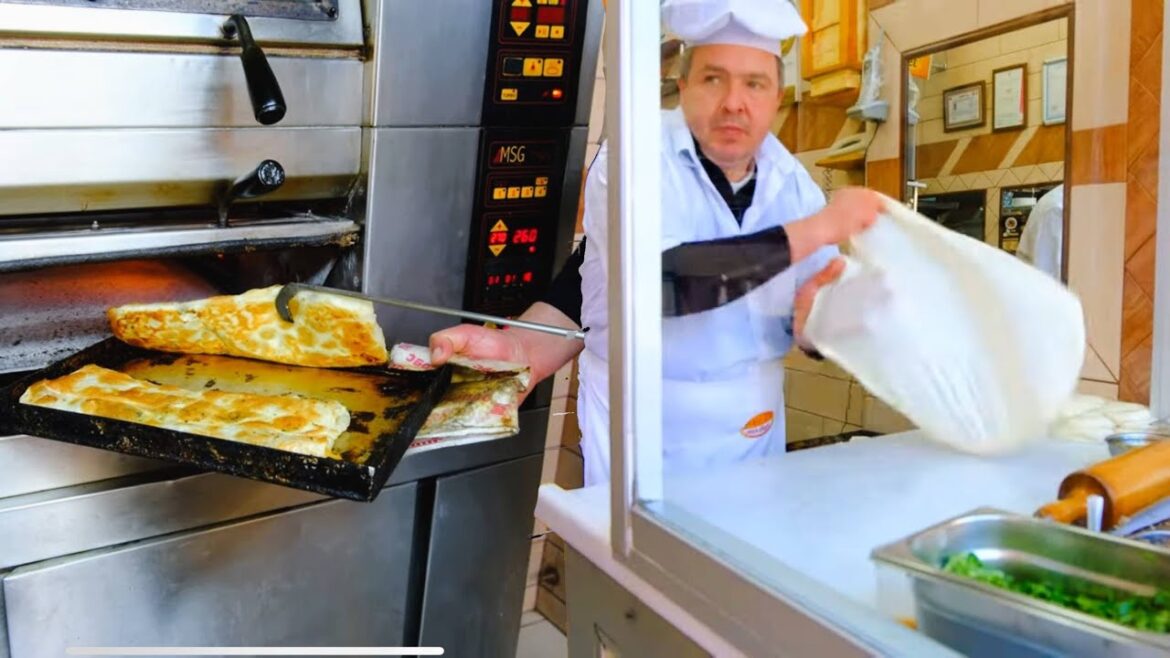 Turkish Borek Spinach and Feta | Turkish Bakery | Turkish Food Travel Borek | Turkish Pastry