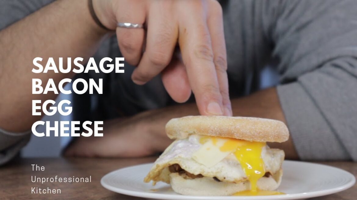 How to Make the BEST and EASY Sausage Breakfast Sandwich | Home Cooking How to Make the BEST and EASY Sausage Breakfast Sandwich | Home Cooking