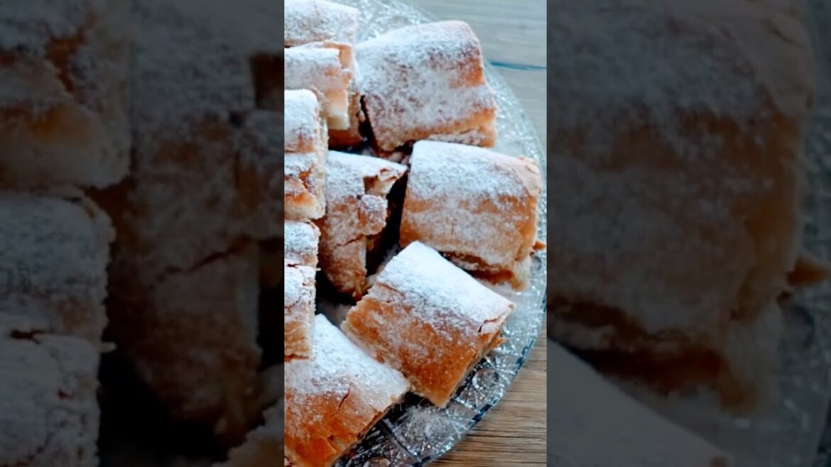 Apple strudel #recipe #food #cooking #baking #dessert