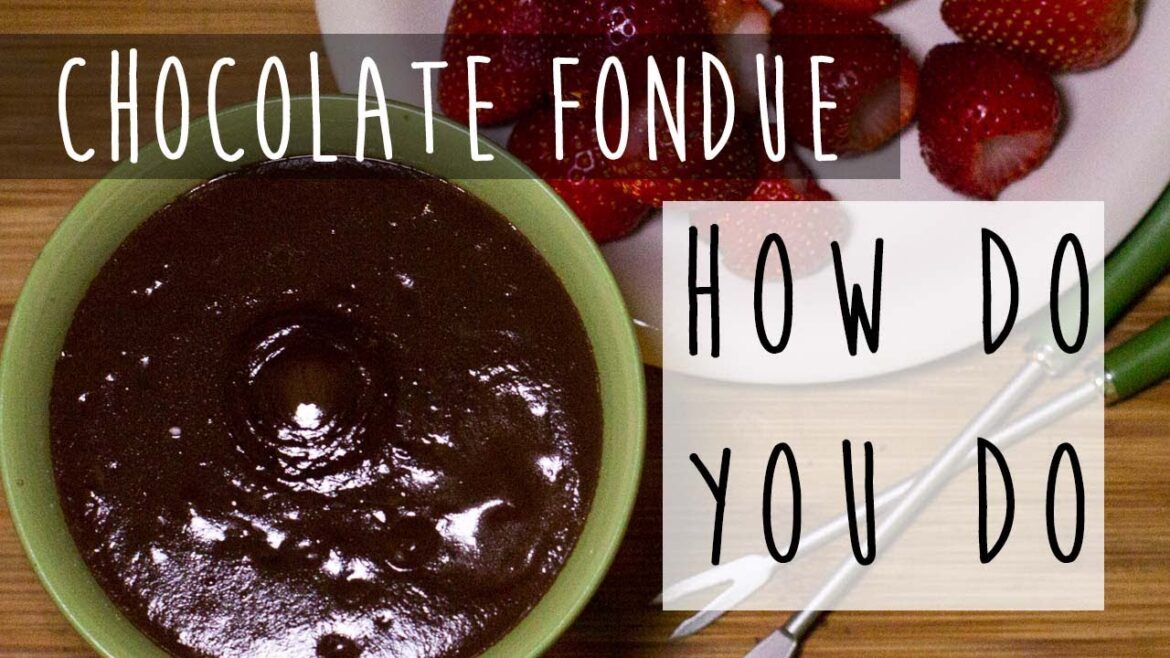 Chocolate Fondue Recipe || Quick and Easy Chocolate Fondue Recipe || Quick and Easy