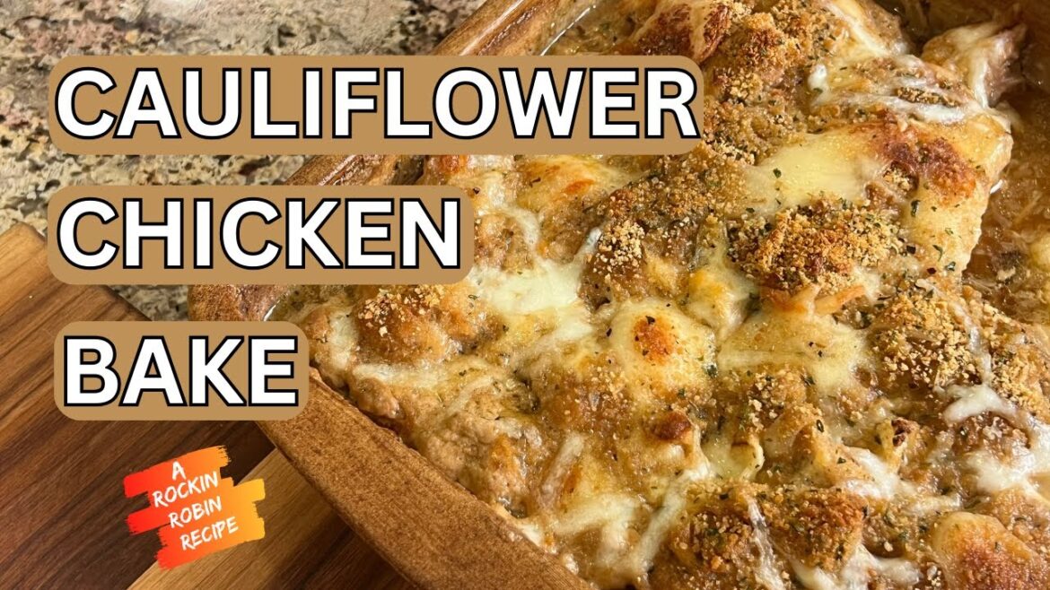 Delicious Cauliflower Chicken Bake Recipe | Creamy, Cheesy, and Irresistible! Delicious Cauliflower Chicken Bake Recipe | Creamy, Cheesy, and Irresistible!