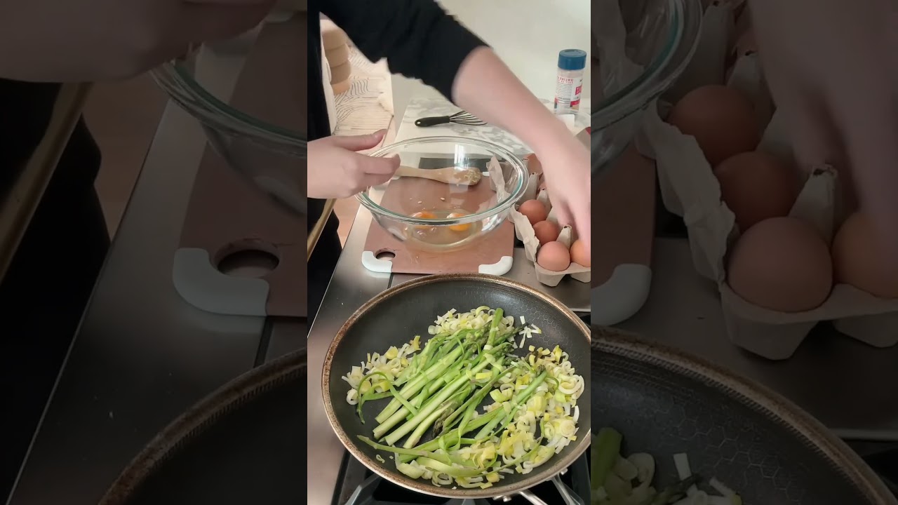 how-to-cook-healthier-frittata-recipe-with-asparagus-leeks
