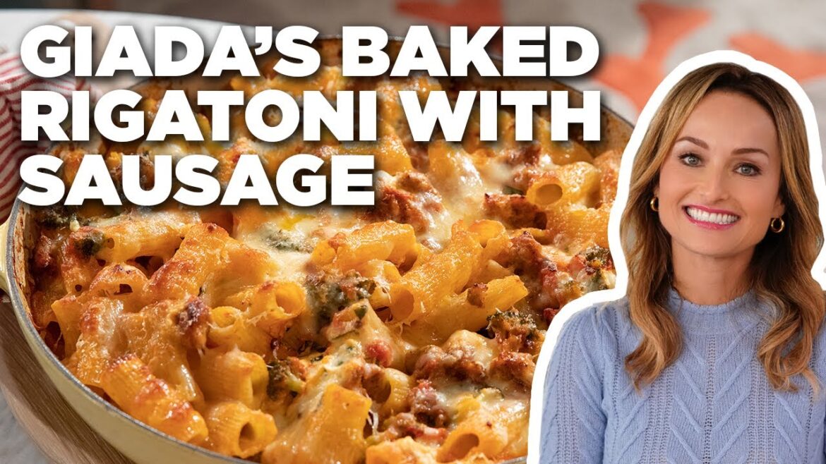 Giada De Laurentiis’ Baked Rigatoni with Sausage | Giada Entertains | Food Network Giada De Laurentiis' Baked Rigatoni with Sausage | Giada Entertains | Food Network