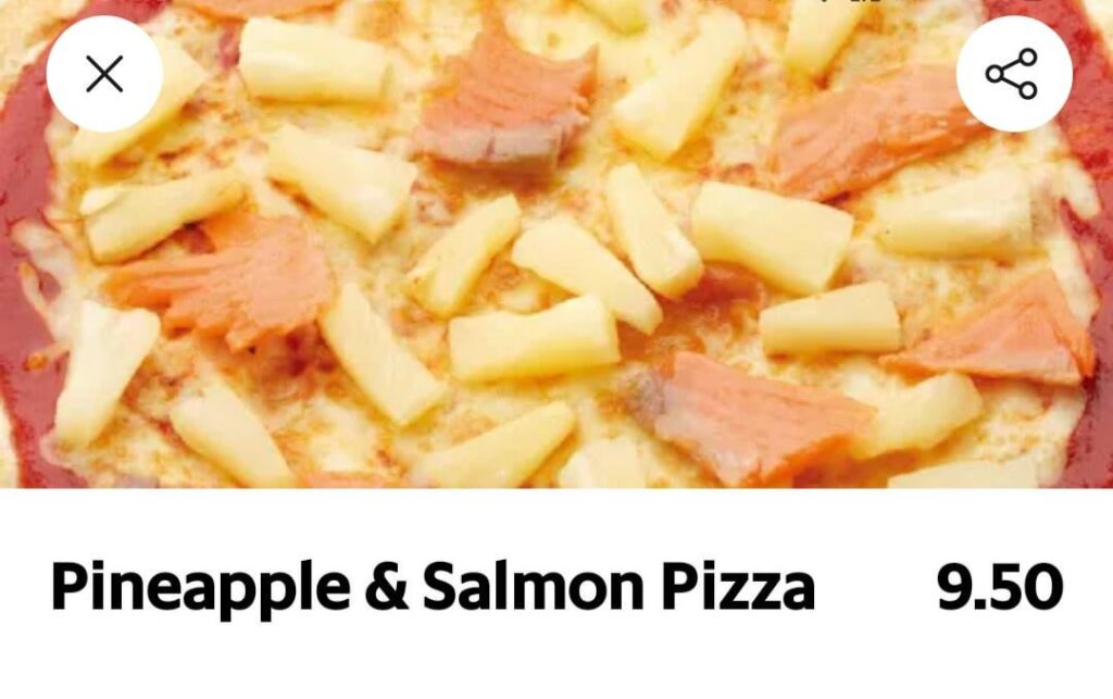 Pineapple and ... salmon?