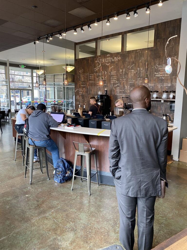 Cool coffee shop in SF Bay Area