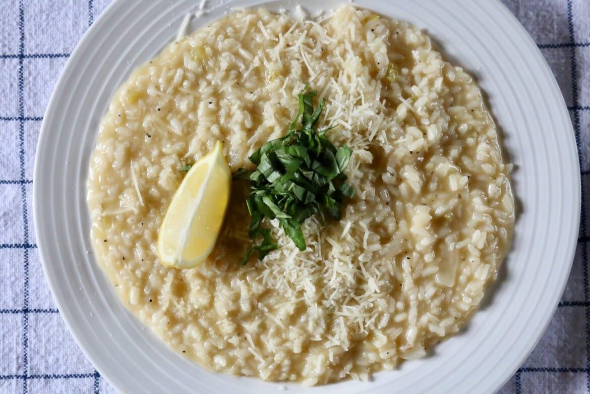 Creamy Italian Risotto al Limone