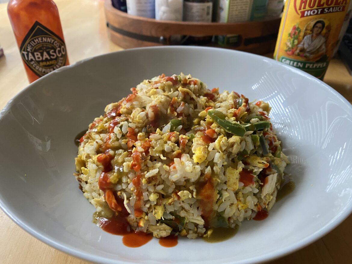 Scorpion Verde Breakfast Fried Rice