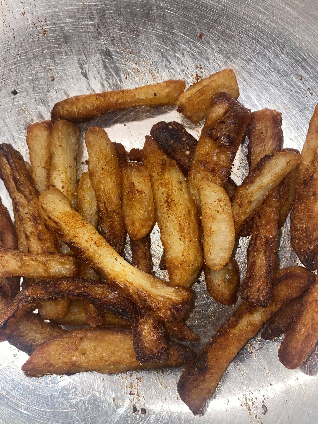 Homemade meatball marinara sub & oven cooked chips Dining and Cooking
