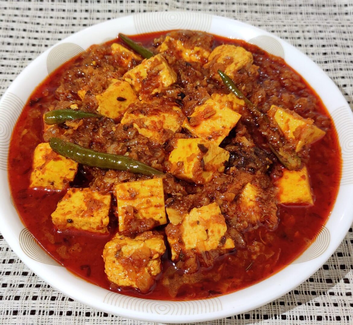 Paneer masala curry