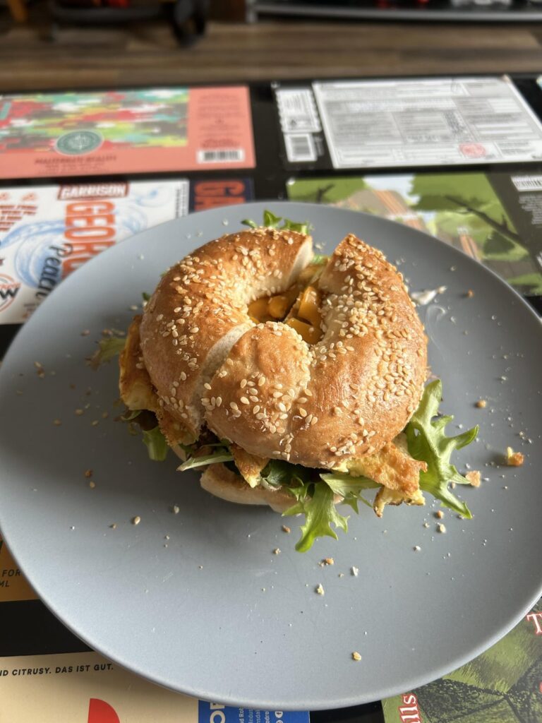 Easy breakfast sandwich