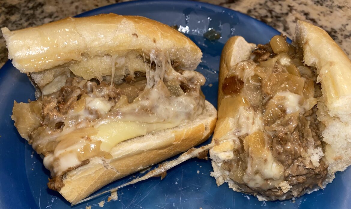 Homemade Cheesesteak wit Onions only on Steak Roll