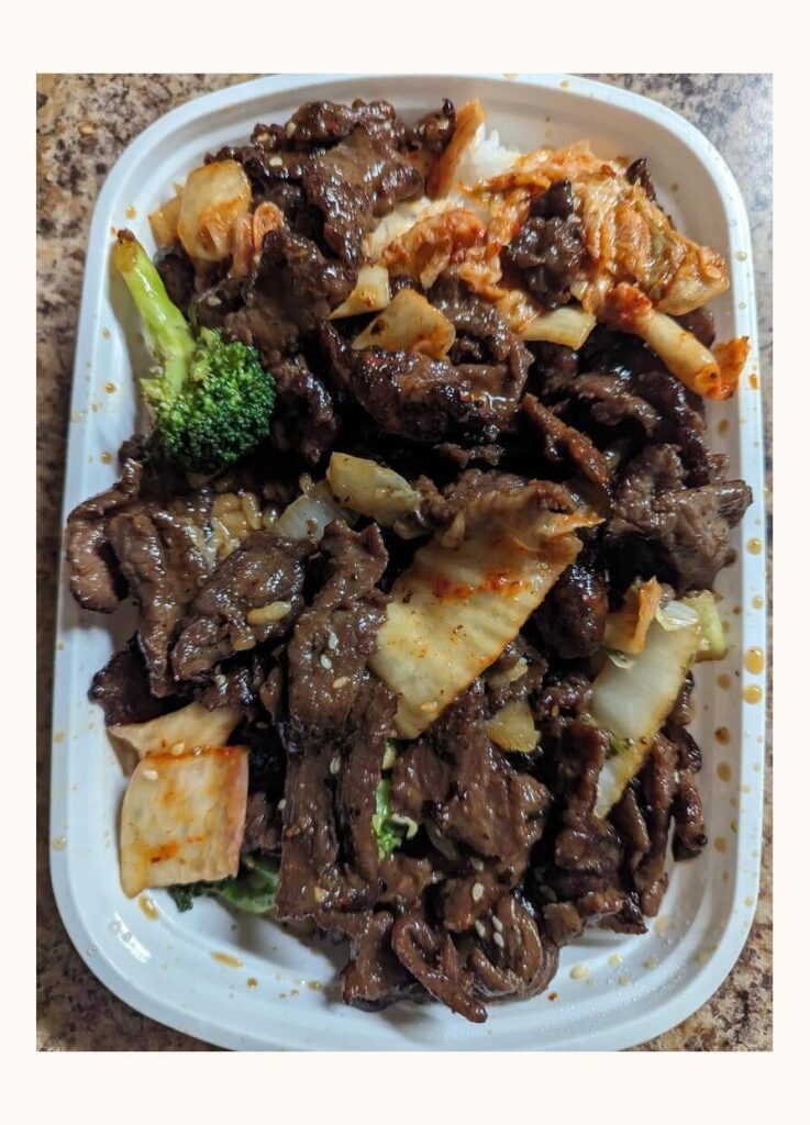 Bulgogi in the HSA. $16