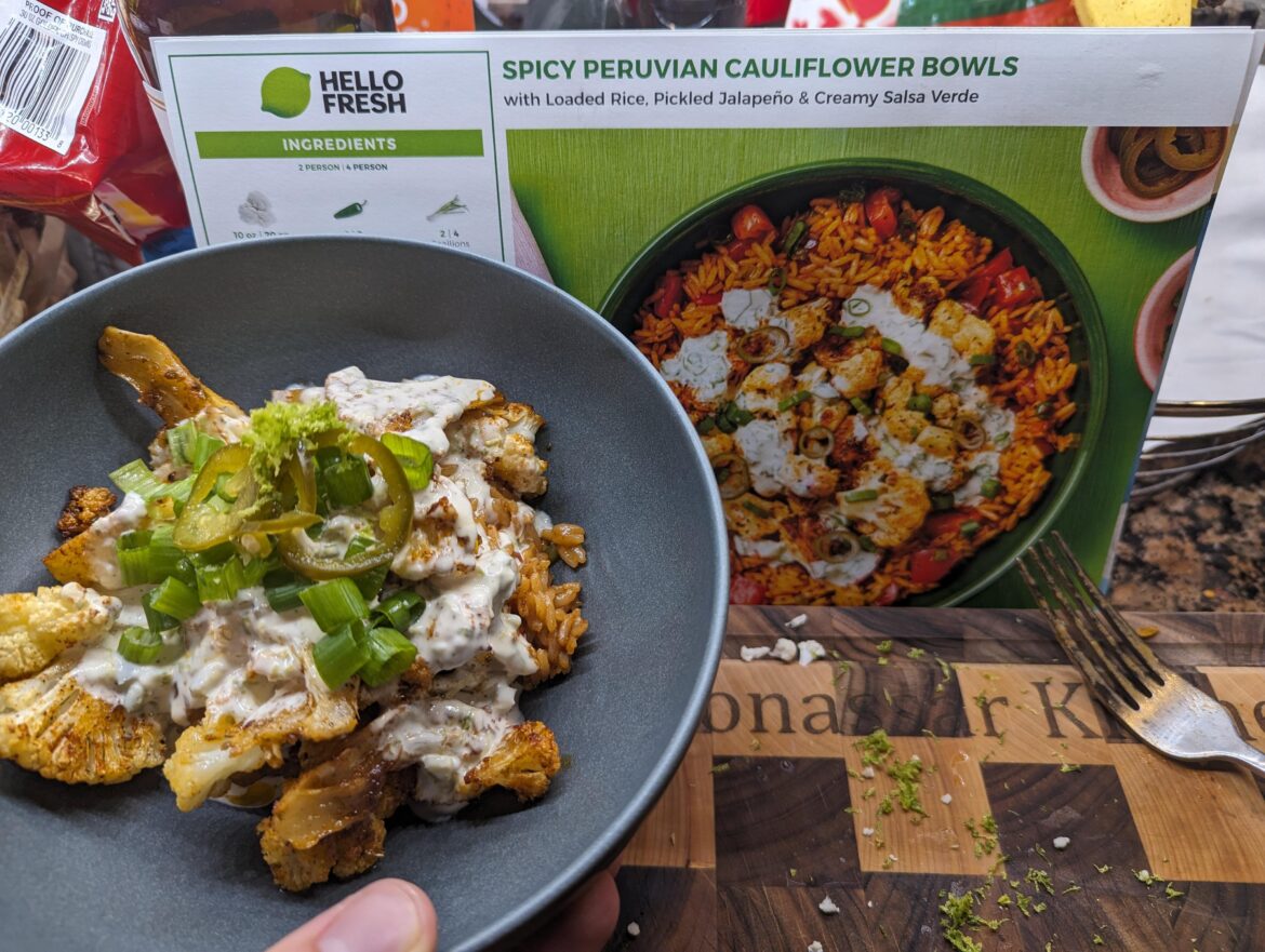Spicy Peruvian Cauliflower Bowls