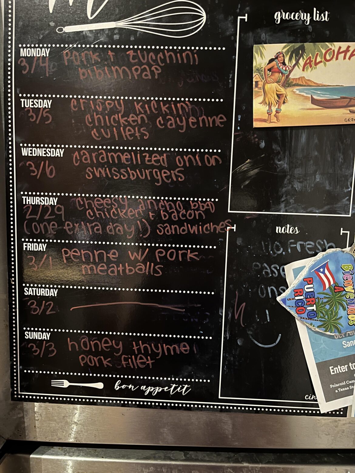 Excited for this weeks meals 👀