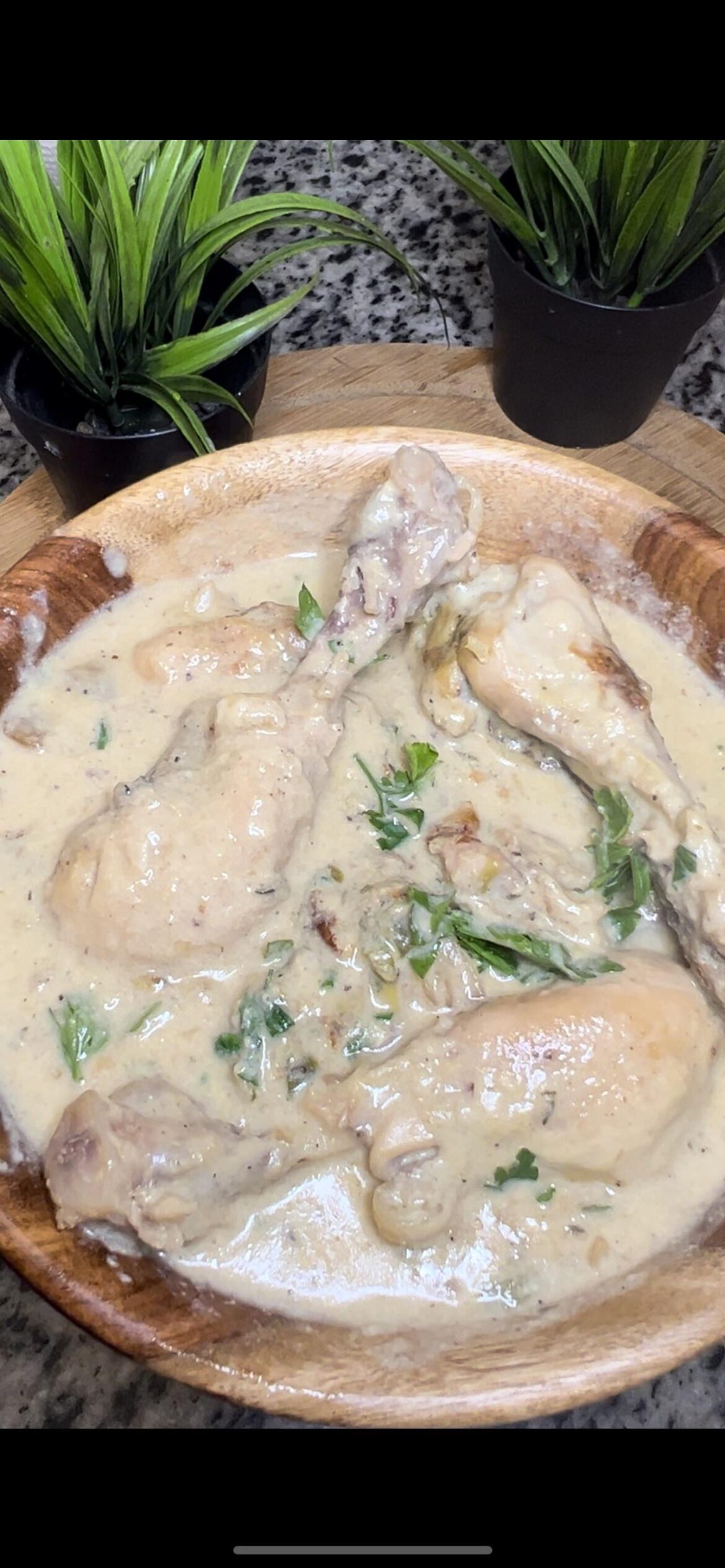 Chicken thighs recipe with healthy magic sauce without cream
