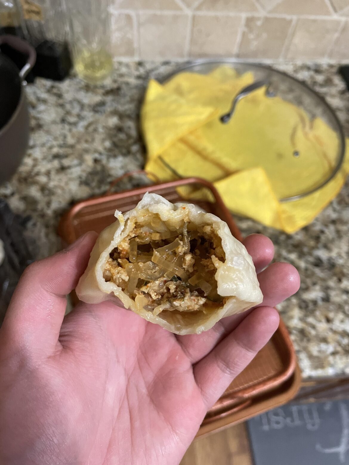 Made some jjinppang mandu but i have a problem