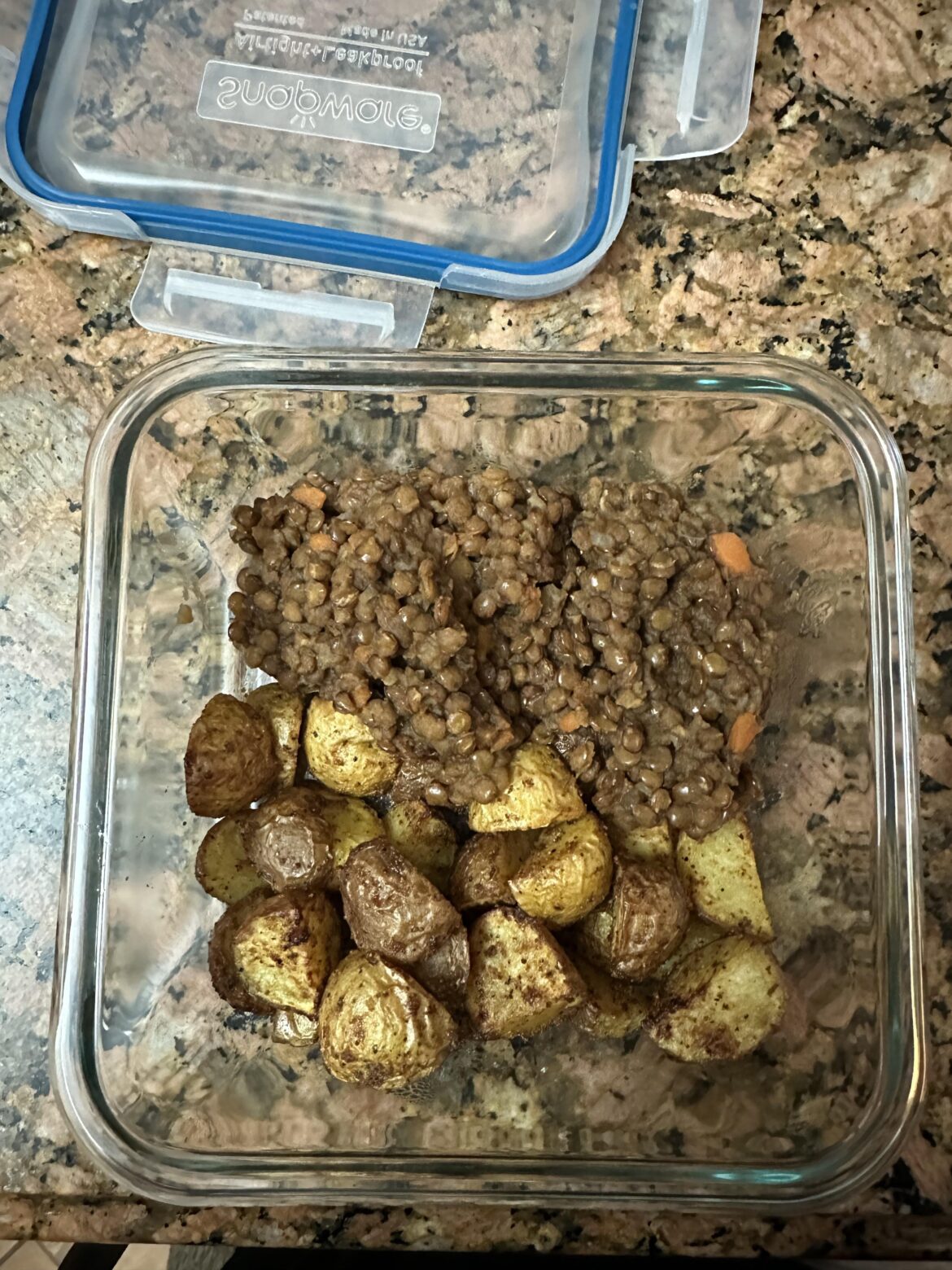 Lentils and potatoes: humble ingredients, amazing meal