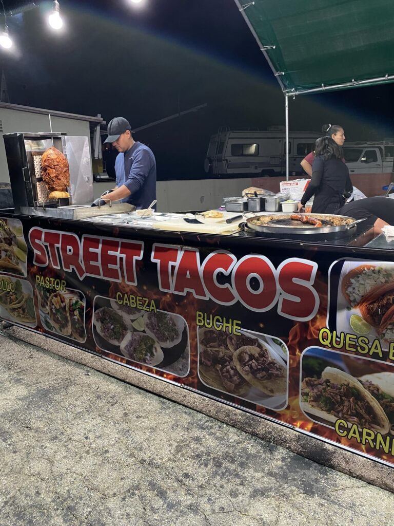 Taco stand in Norwalk