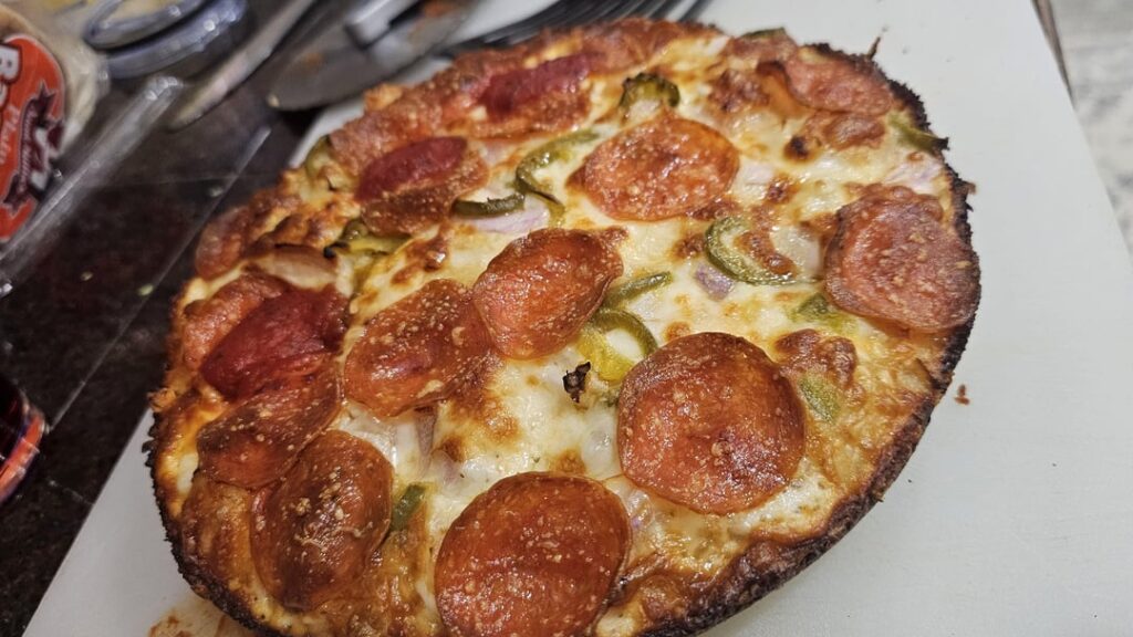 Kenji no knead pan pizza Kenji no knead pan pizza