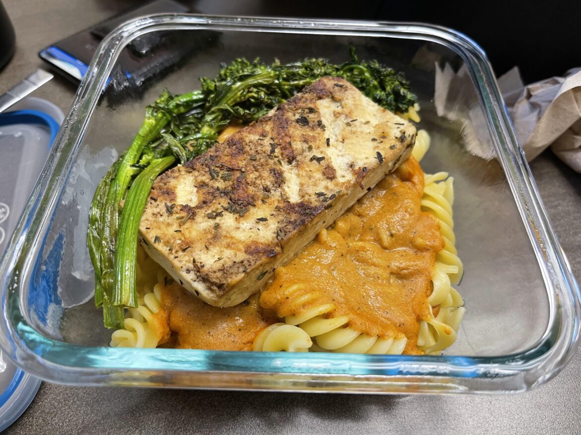 this is totally a normal meal to bring to work as leftovers, right?