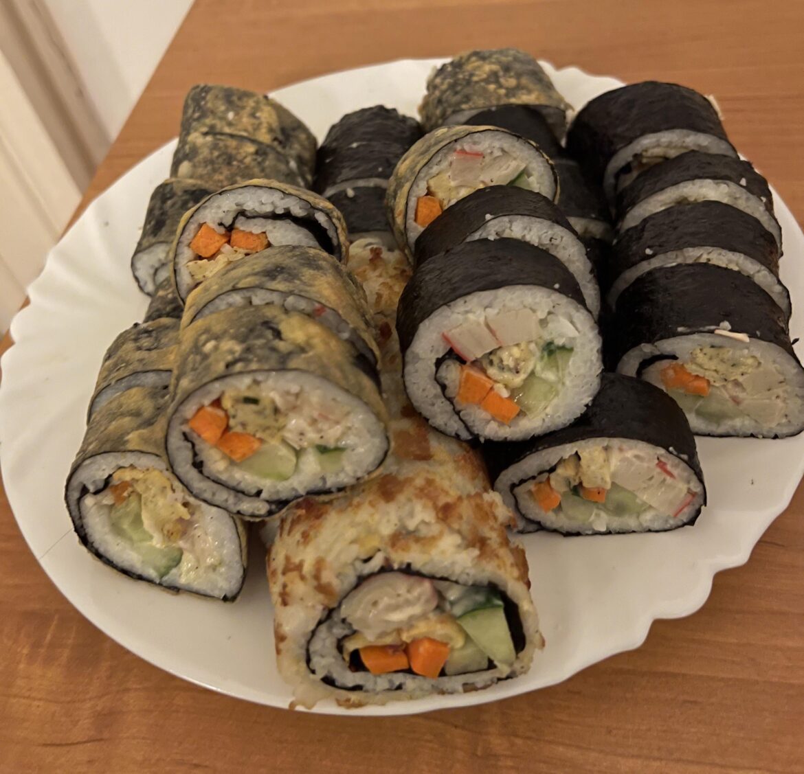 Tried My Hand at Homemade Kimbap, but the Fried One Stole the Show😋