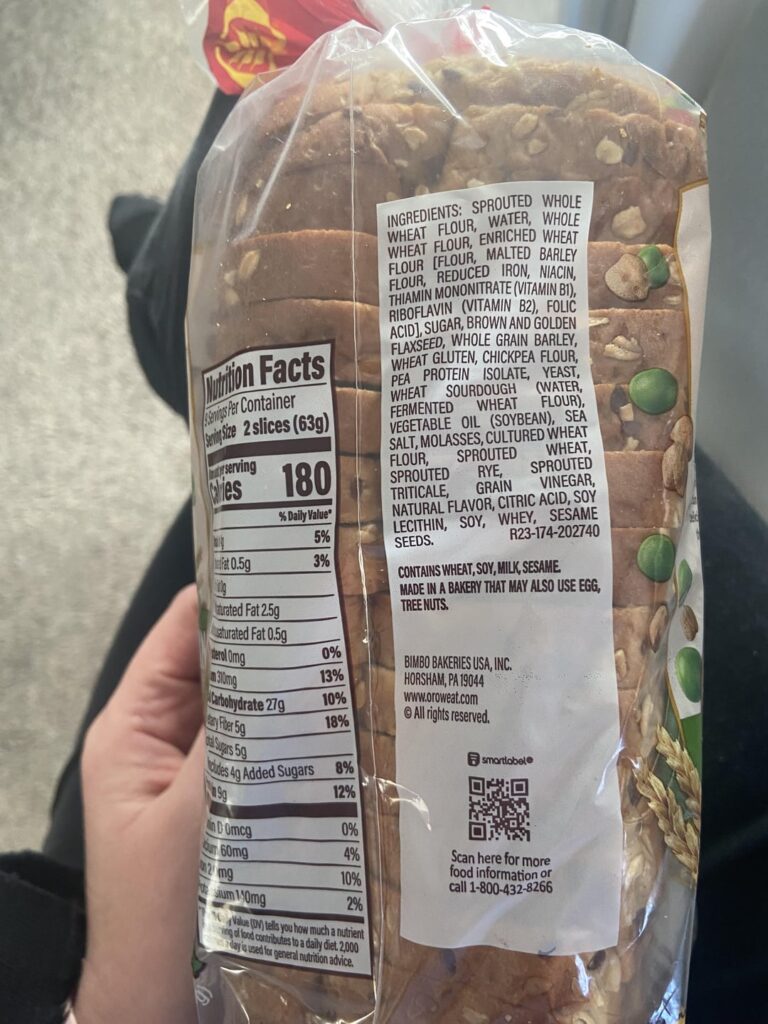 False advertising from Oroweat