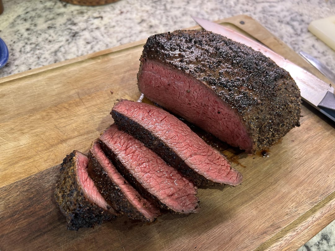 First time smoking Tritip medium rare Dining and Cooking