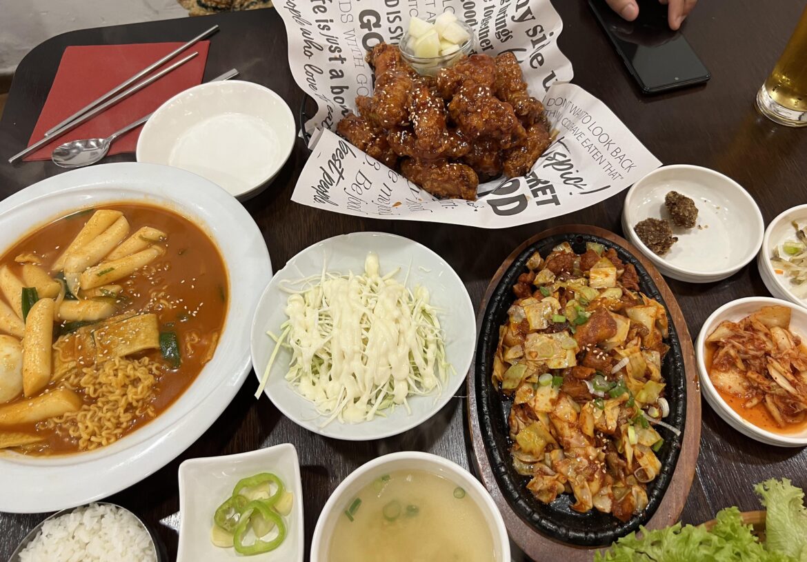 Dinner tonight at “Bibimbap”